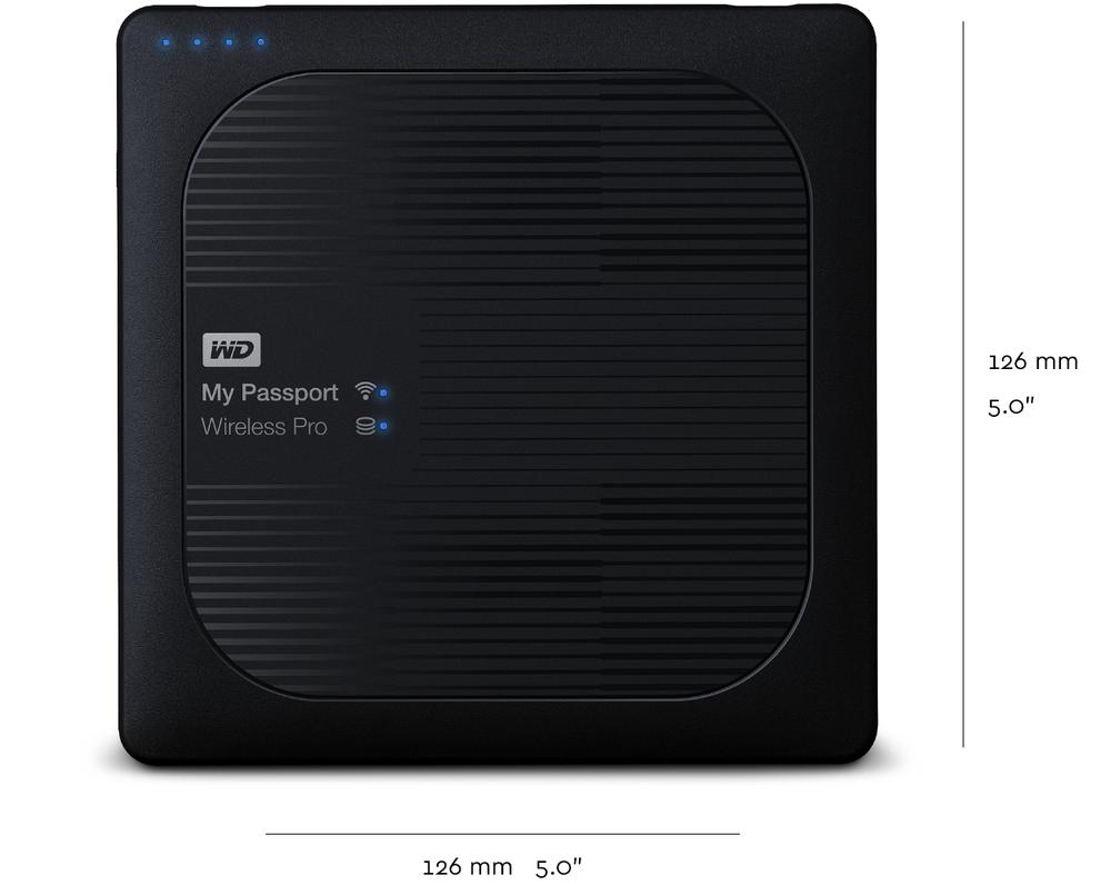 MyPassportWirelessPro Dimensions by WD Website